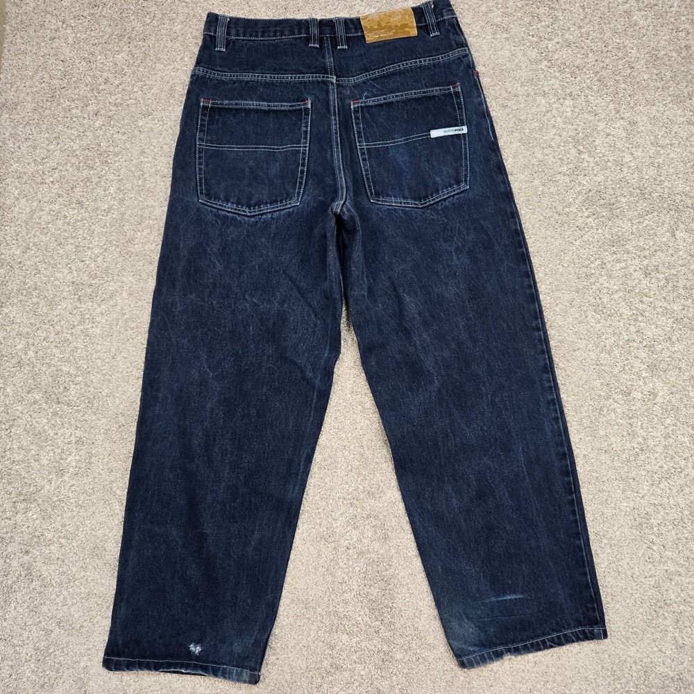 Vintage Southpole Jeans Mens 34 Fit 33x30 Baggy Skater‎ Y2K Relaxed loose